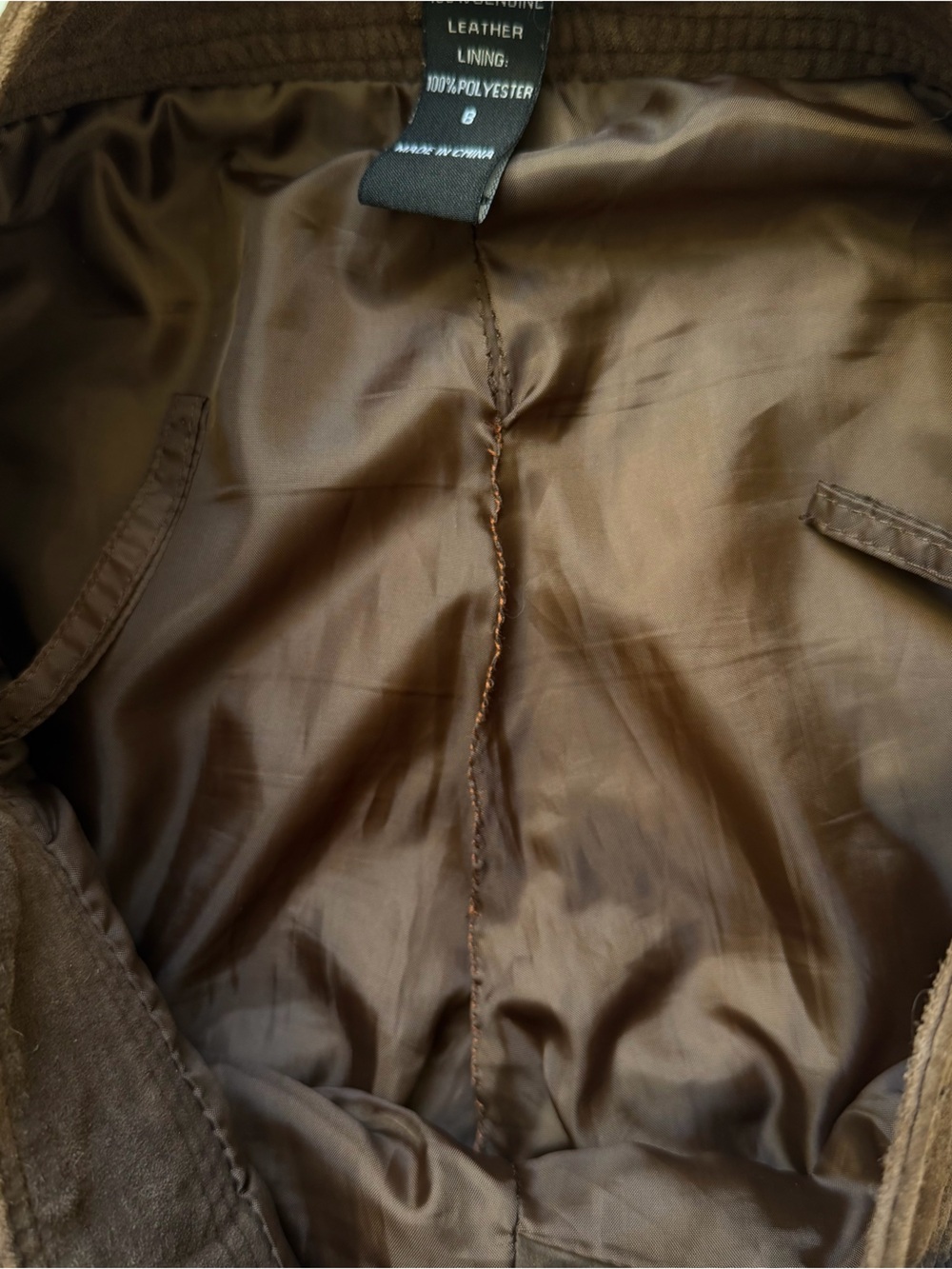 Vintage London Jean Suede Brown Low Rise Flare Pants - Picture 7 of 8